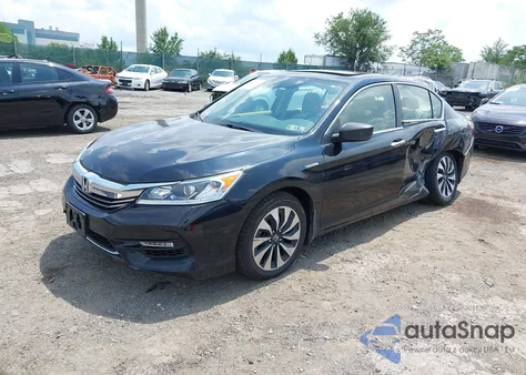 2017 Honda Accord Hybrid Ex-L z USA, uszkodzony, nr VIN JHMCR6F55HC007267